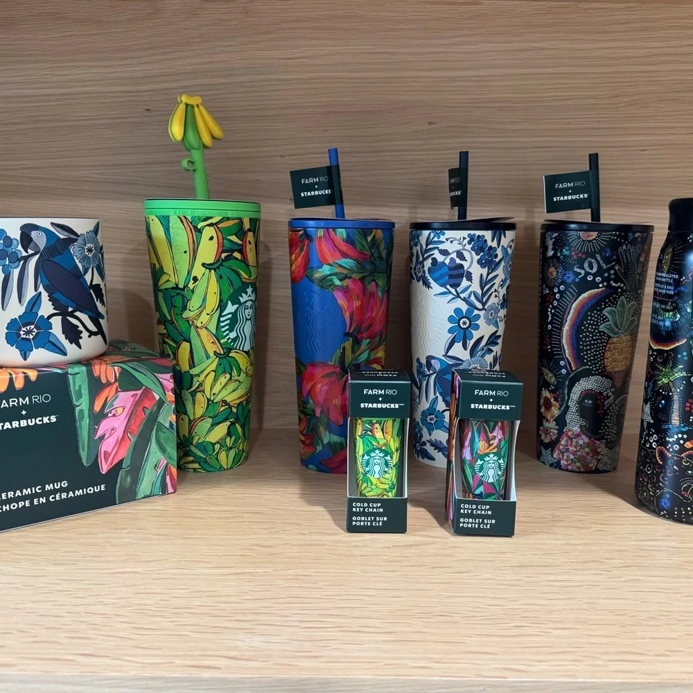 FARM Rio Tropical Accent 8 Piece Collection - Picture 1 of 8